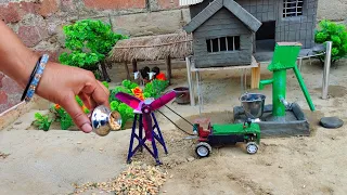 DIY how to make  cow shed | house of animals | horse house – cow shed | mini hand pump |woodwork