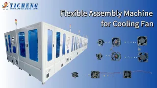 Watch Our Flexible Automated Radiator Assembly Machine with Circular Guide Rail Line