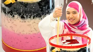 Bandung Cincau Aiskrim Vanilla  |  5 Minit SOLD OUT!  | Cooking ASMR