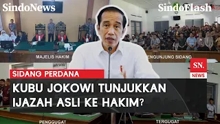 Kubu Jokowi Serahkan Dokumen ke Hakim di Sidang Gugatan, Tunjukkan Ijazah Asli? | Sindo Flash