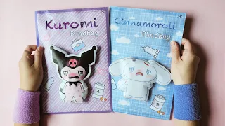 [how to make a blind bag] Cinnamoroll & kuromi blind bag opening ASMR & Tutorial (Free printable)
