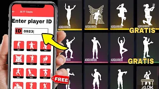 🔥LA MEJOR APP para DESBLOQUEAR todos los EMOTES GRATIS en FREEFIRE 2021 COMO RECLAMAR EMOTE GRATIS
