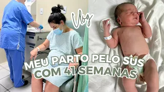 VLOG DO MEU PARTO - 41 semanas pelo SUS