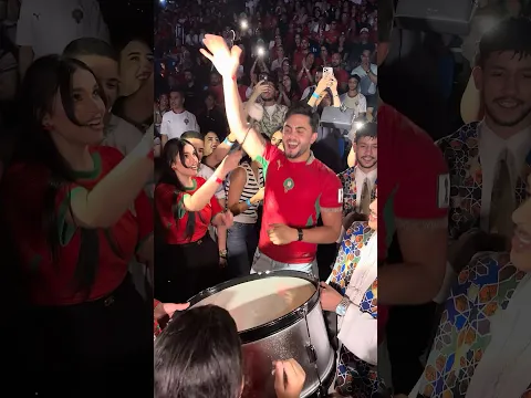 ￼ أجواء مع الجمهور المغربي😍🇲🇦