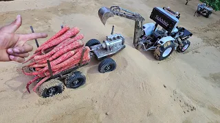 Tractor JCB Powerful Working View Project || And American Truck Powerful @SukhbirSkill