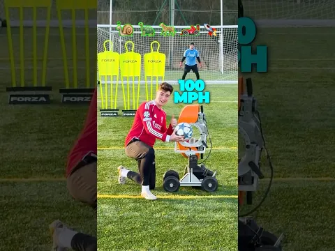 Goalkeeper VS 100MPH Free Kick! 🚀