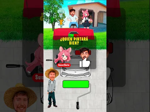 ¿Quien pintará bien el lambo de MrBeast? 🎨🚗