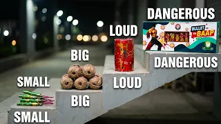 Top 10 High Power and New Fireworks Stash and Testing Unboxing Diwali