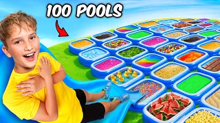 100 HỒ BƠI BÍ ẨN CHỈ CÓ 1 NGƯỜI CHIẾN THẮNG!!