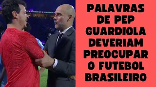 Manchester City atropelou o Flu, Guardiola, diplomático, elogiou Diniz e no Brasil ficaram felizes