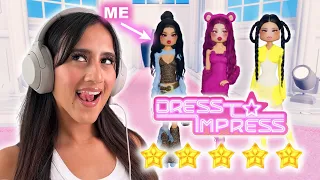 Playing DRESS TO IMPRESS on Roblox!
