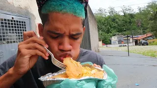 COMENDO MARMITEX NA RUA! JOGARAM AGUA EM MIM