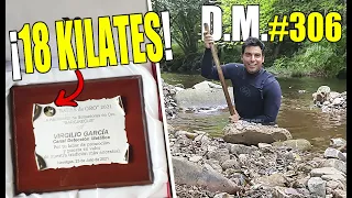 Me dan un PREMIO DE ORO por buscar ORO en el río 🤯 - Detección Metálica 306