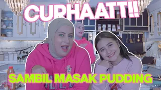 MASAK PUDDING BARENG TASYI TAPI KEBANYAKAN CURHATNYA!!