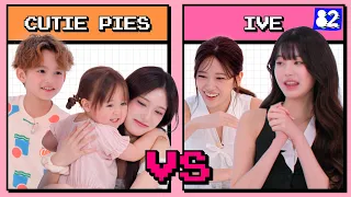 (CC) K-pop queens vs. the cutest dance instructors ever 👑👶🏻 | COPY&PASTE | IVE