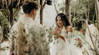 Groom Surprises Latina Bride With Spanish Vows *cutest reaction ever * | Andrea & Lewis