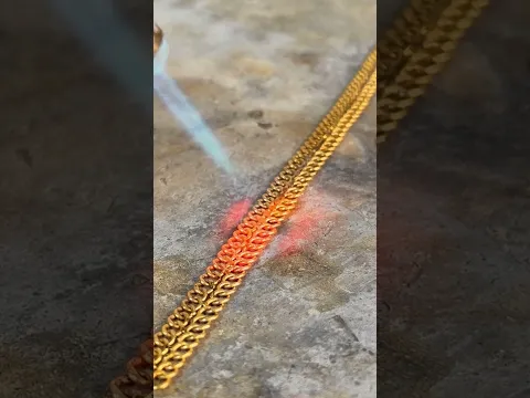 How a Pure Gold Chain Is Made by Hand