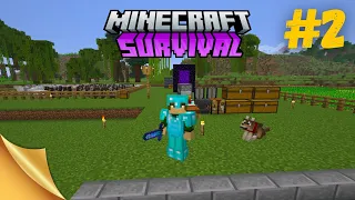 Minecraft Survival Ep.2🔴 - Some Upgrades