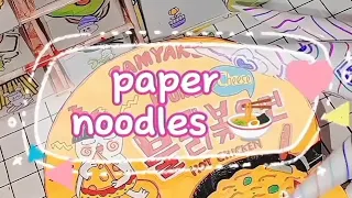 PAPER NOODLES 🍜🔥🔥 | FAKE FOOD