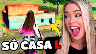 SÓ PODE LOOTEAR CASA L nesse DESAFIO LOUCO de FREE FIRE (ATUALIZADO)