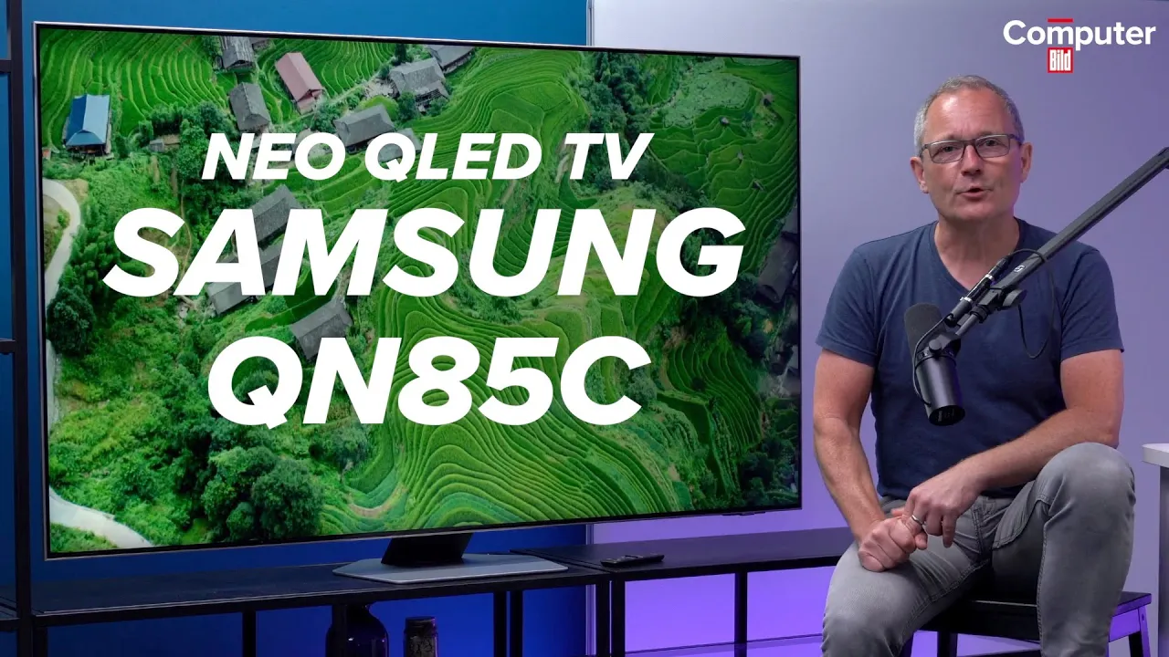Vido-Test de Samsung QN85C par Computer Bild