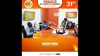 Atalaku Abey sur Fréquence 2 avec l'artiste Akson Dona