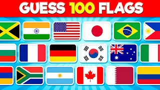 Guess the 100 Flags | Flags Quiz