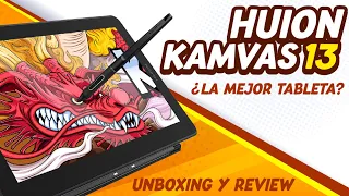 Unboxing y Review Huion Kamvas 13 en español - ¿ La Mejor tableta de dibujo ? - Angel Drawin