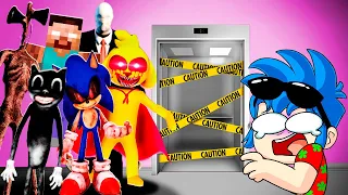 ¡NADIE SOBREVIVE al ELEVADOR .EXE en ROBLOX! 😱 Los COMPAS