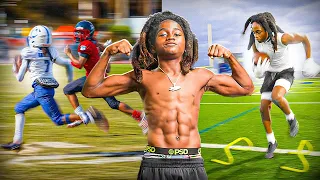 He's the FASTEST KID IN THE COUNTRY! 7th Grader Blaze Ingram Has 20 D1 Offers 🤯