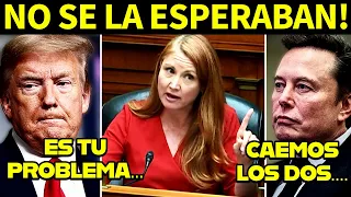 TRUMP QUEDO FRIO – DEMOCRATA Destroza a Musk en el congreso