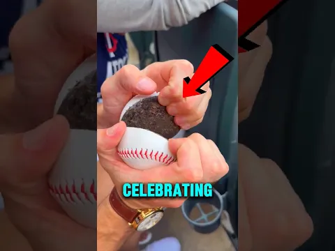He Ripped a Foul Ball Apart…For THIS Reason😱⚾#shorts
