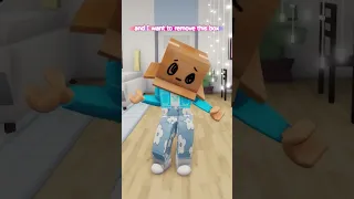 Girl was forced to wear box on head.😣 #robloxshorts #robloxmemez #robloxjokes #robloxfyp #robloxrp