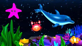 Bedtime Lullabies and Calming Undersea Animation 🐠 🐟  Baby Lullaby 💤