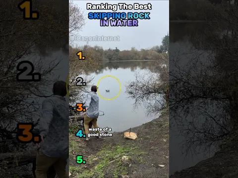 Ranking Skipping Stones In Water