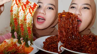 MUKBANG SAMYANG JJAJANG KIMCHI PEDAS