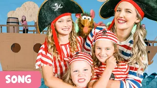 Pirate Party Song for Kids | AYE AYE CAPTAIN Dance Along | Action Songs for Kids