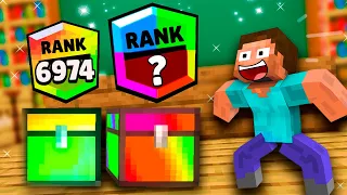 TOP TITAN CHEST -  RANK 6974 VS HEROBRINE AND ZOMBIE  - Minecraft Animation