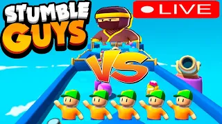 🔴🎁 STUMBLE GUYS  en DIRECTO! 👑Partidas privadas JUGANDO STUMBLE GUYS EN VIVO CON SUBS!