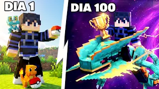 100 DIAS NO MINECRAFT POKÉMON! (A Liga dos Youtubers) O FILME