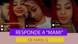 Yailin, la más viral responde en live a mami de Karol G
