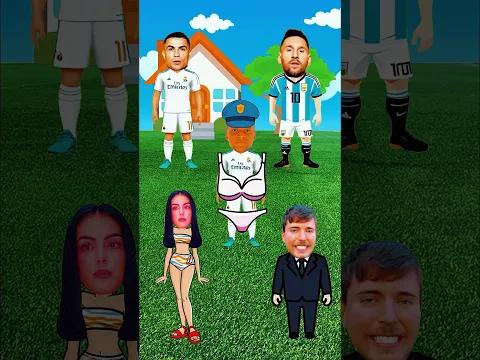 De Quien Es Cada Objeto? Ronaldo vs Messi vs Mr Beast vs Georgina