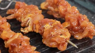 Grilled Chicken Skewer - Gà Xiên Que Nướng | Helen's Recipes