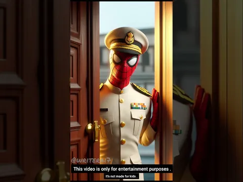 Indian navy officer spiderman apni gharmea bapas aaya. 💔 #spiderman #shorts