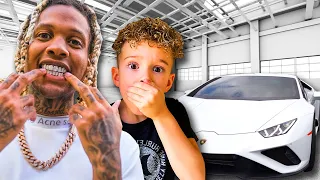 Surprising Lil Bro with Lamborghini ft. Lil Durk & FaZe Clan
