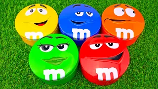 Unboxing Rainbow Candy Tins | Skittles & M&M's Sound Therapy