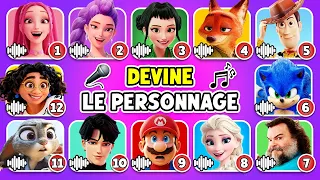 Devine les personnages de Films avec leur VOIX et CHANSONS 🎶🔥 Zootopie 2, Kpop, Disney