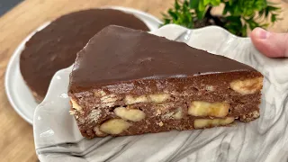 Ëmbëlsirë me Biskota , Puding dhe Banane për 10 Minuta Gati 👌😋
