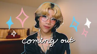 I'm officially coming out 🏳️‍⚧️