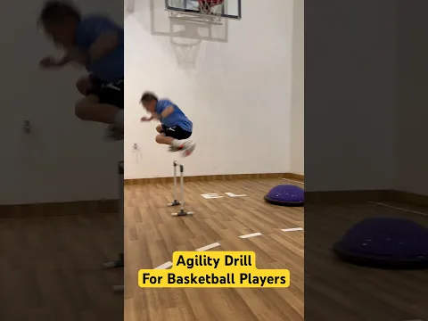Agility Drill using Cones to Improve Speed and Explosive Power for Kids #speedandagility